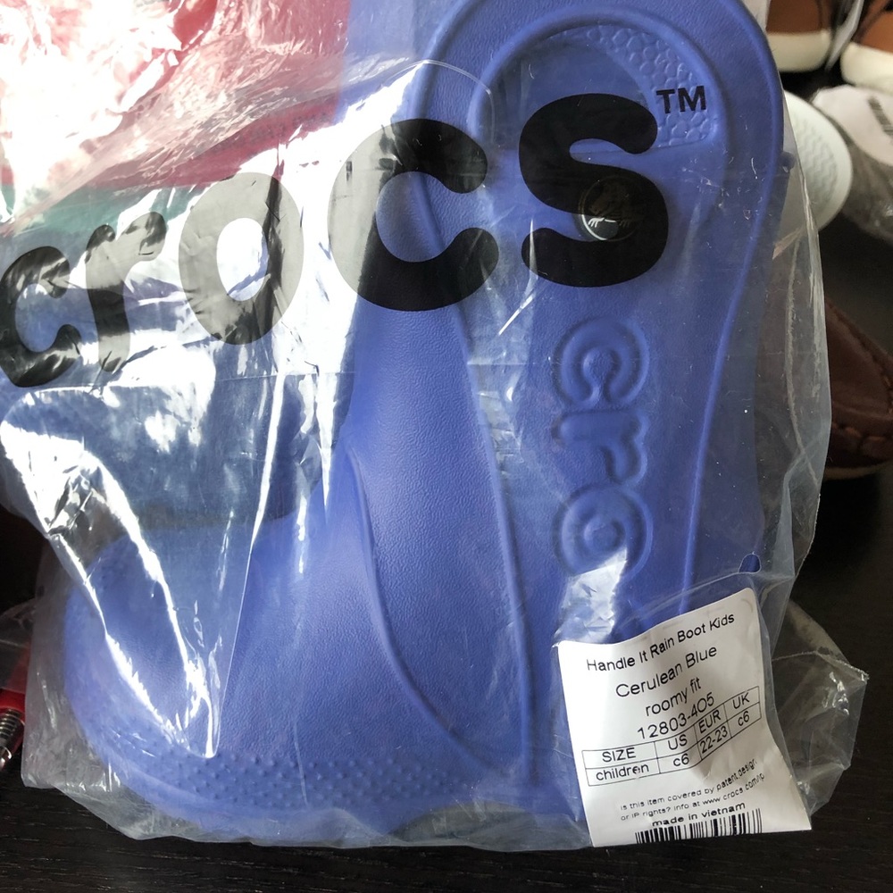 Blue Croc Rain Boots